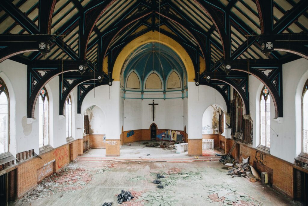 Catholic Church abandoned